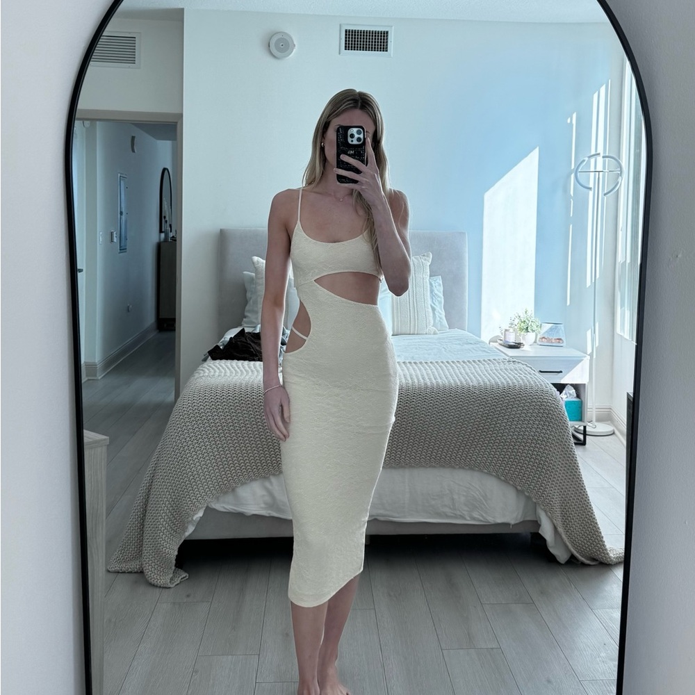 Oh Polly Cut-Out Maxi Dress